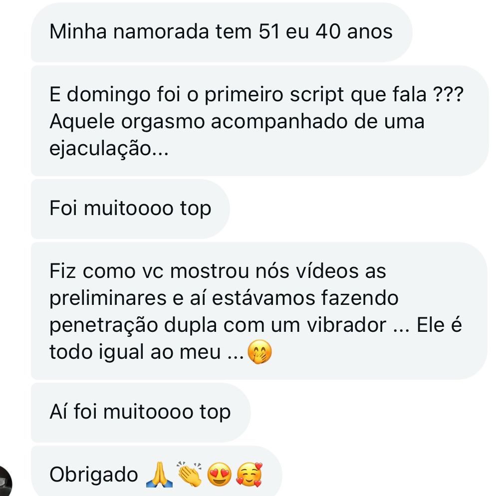 Curso Muito Além da Chupada depoimento e resultados de alunos