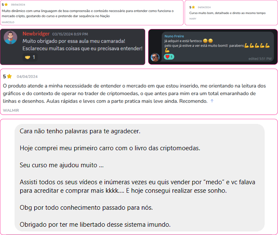 Nação Criptomaníacos depoimento e resultados de alunos