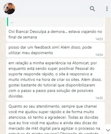 Atomicat é bom? depoimentos de alunos