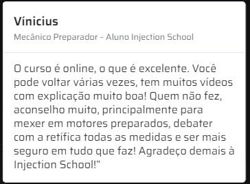Curso Preparação de Motores é bom? depoimentos de alunos