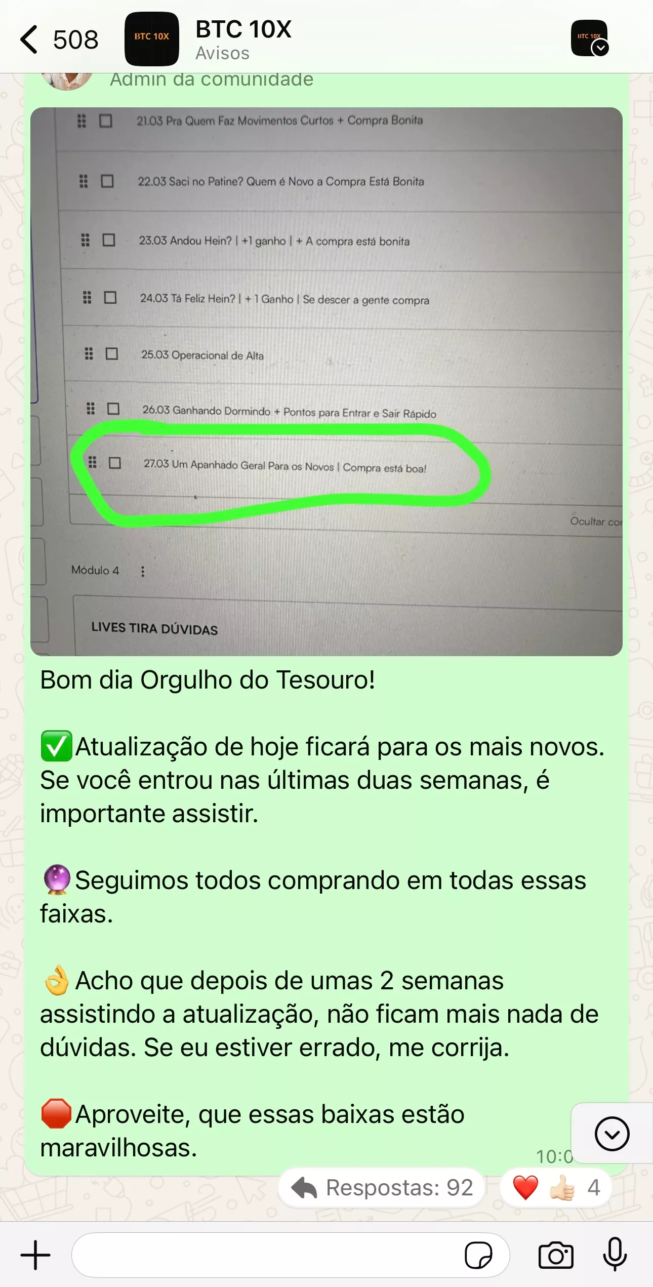 Curso BTC 10X é bom?