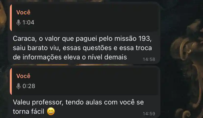 Curso Missão 193 é bom? depoimentos de alunos