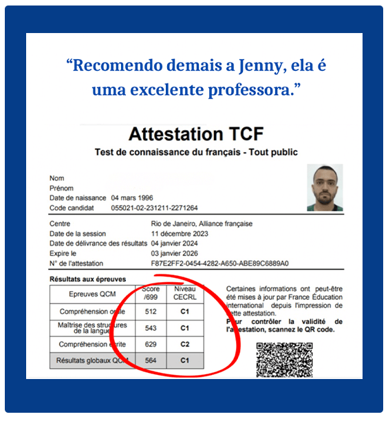 Curso Dominando o francês -  Do zero ao nível B2 (CLB7) é bom? depoimentos de alunos
