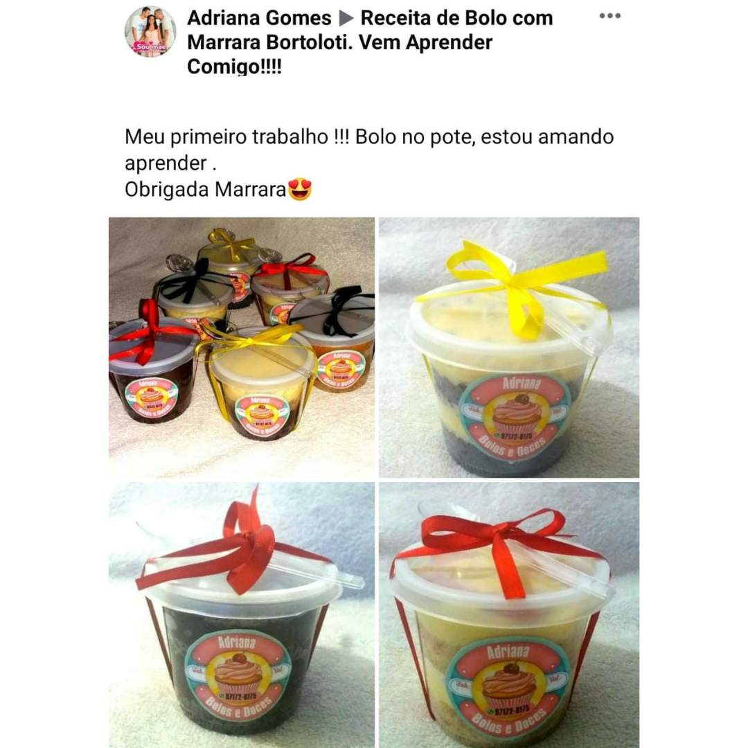 Curso O Novo Bolo no Pote é bom? depoimentos de alunos
