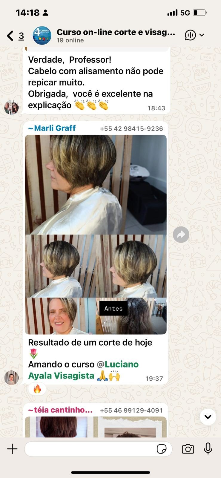 Corte e Visagismo com Alma é bom? depoimentos de alunos