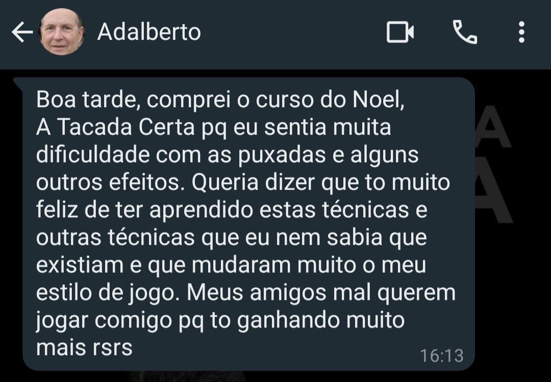 Curso A Tacada Certa é bom? depoimentos de alunos