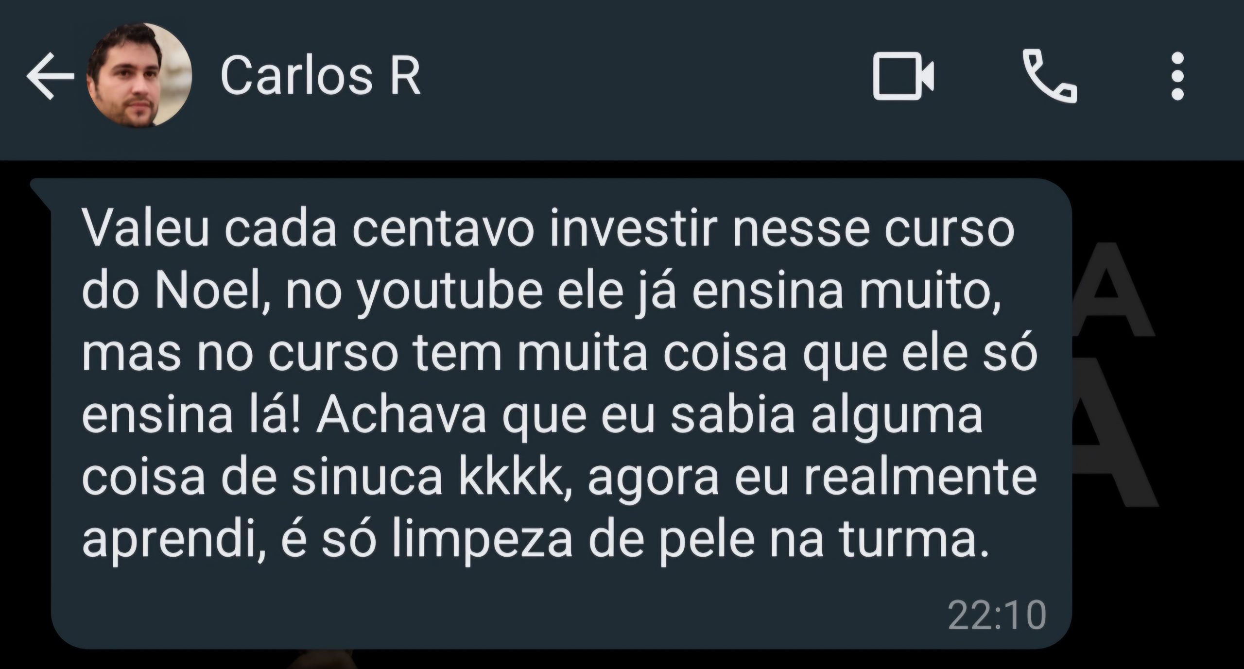 Curso A Tacada Certa é bom? depoimentos de alunos
