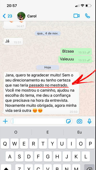 Curso Seja Mestre é bom? depoimentos de alunos