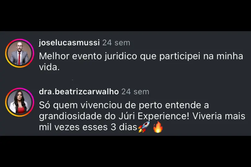 Júri Experience é bom? depoimentos de alunos
