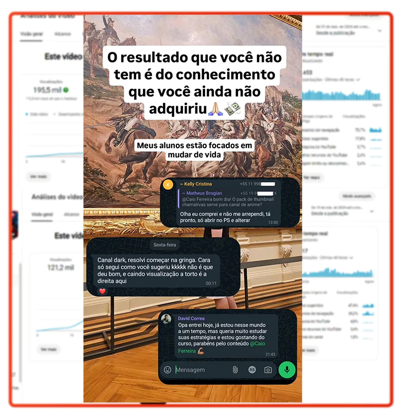 Mestres do Algoritmo - Profissão Youtuber é bom? depoimentos de alunos