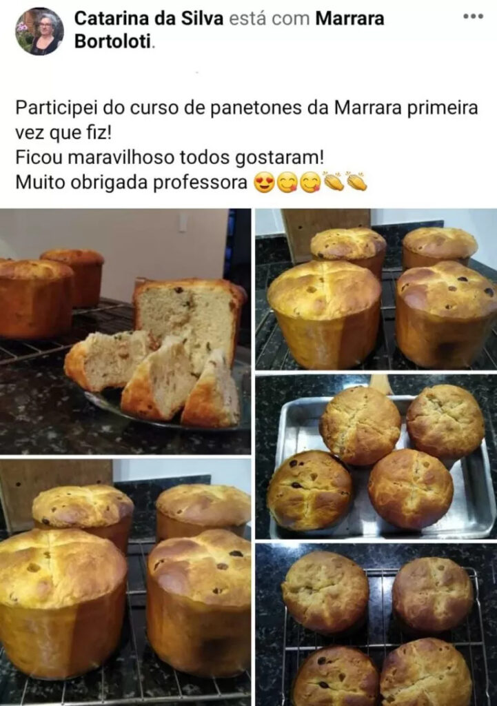 Panetones e Chocotones de Milhões da Marrara Bortoloti é bom? depoimentos de alunos