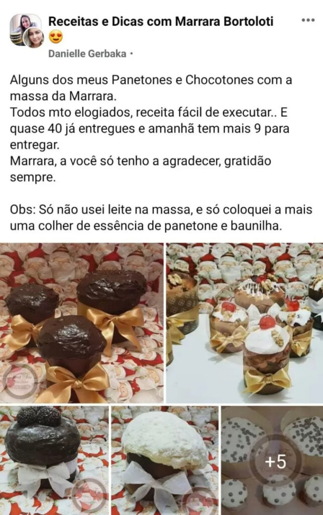Panetones e Chocotones de Milhões da Marrara Bortoloti é bom? depoimentos de alunos