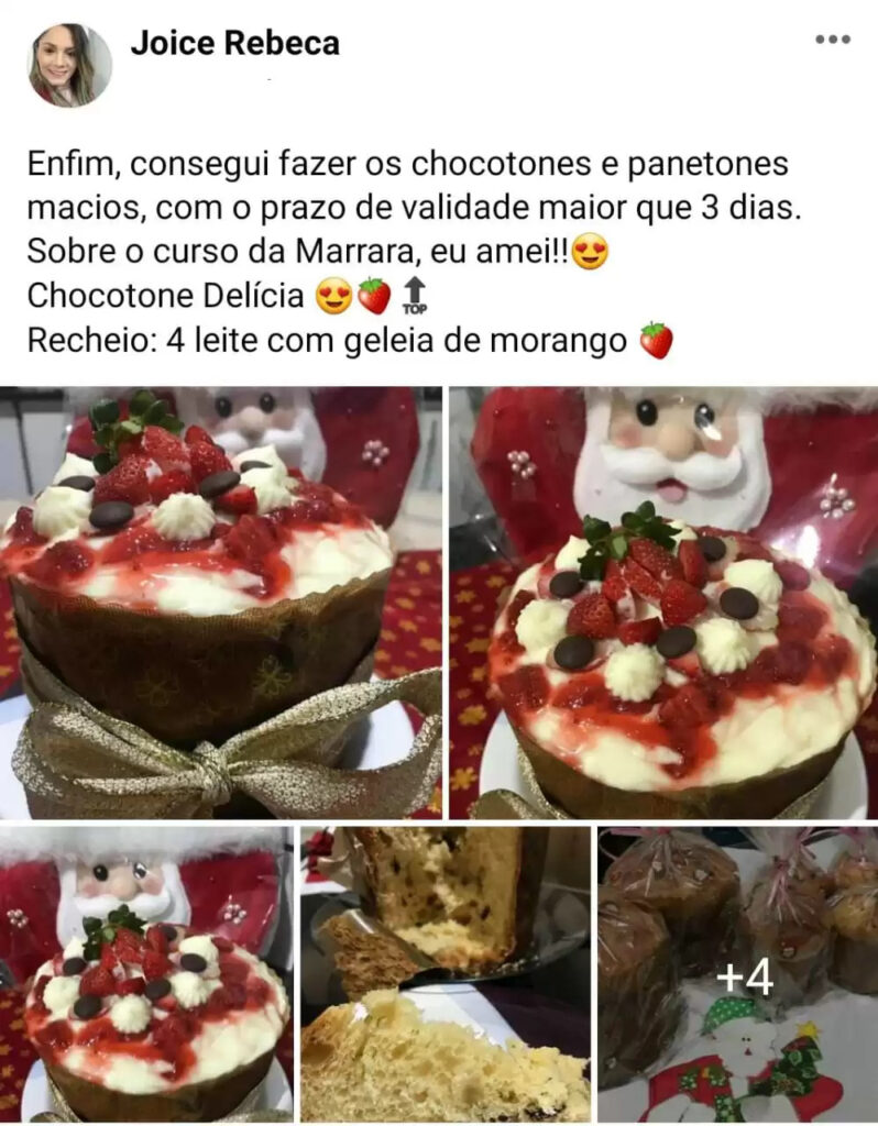 Panetones e Chocotones de Milhões da Marrara Bortoloti é bom? depoimentos de alunos