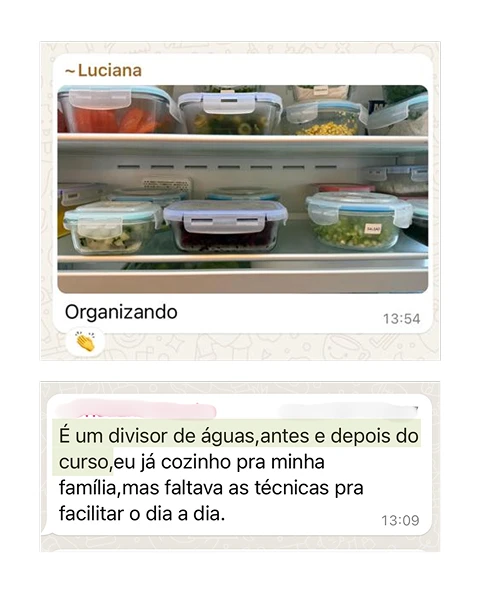 Curso Cozinha de Panela Só é bom? depoimentos de alunos