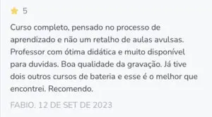 Curso Lapidando Bateristas 2.0 é bom? depoimentos de alunos