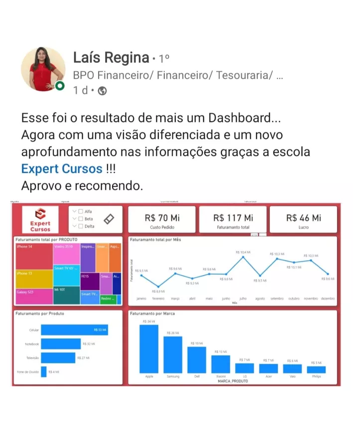 Formação Pacote Office e Power BI é bom? depoimentos de alunos