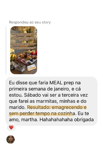 Meal Prep com Martha Guterres é bom? depoimentos de alunos