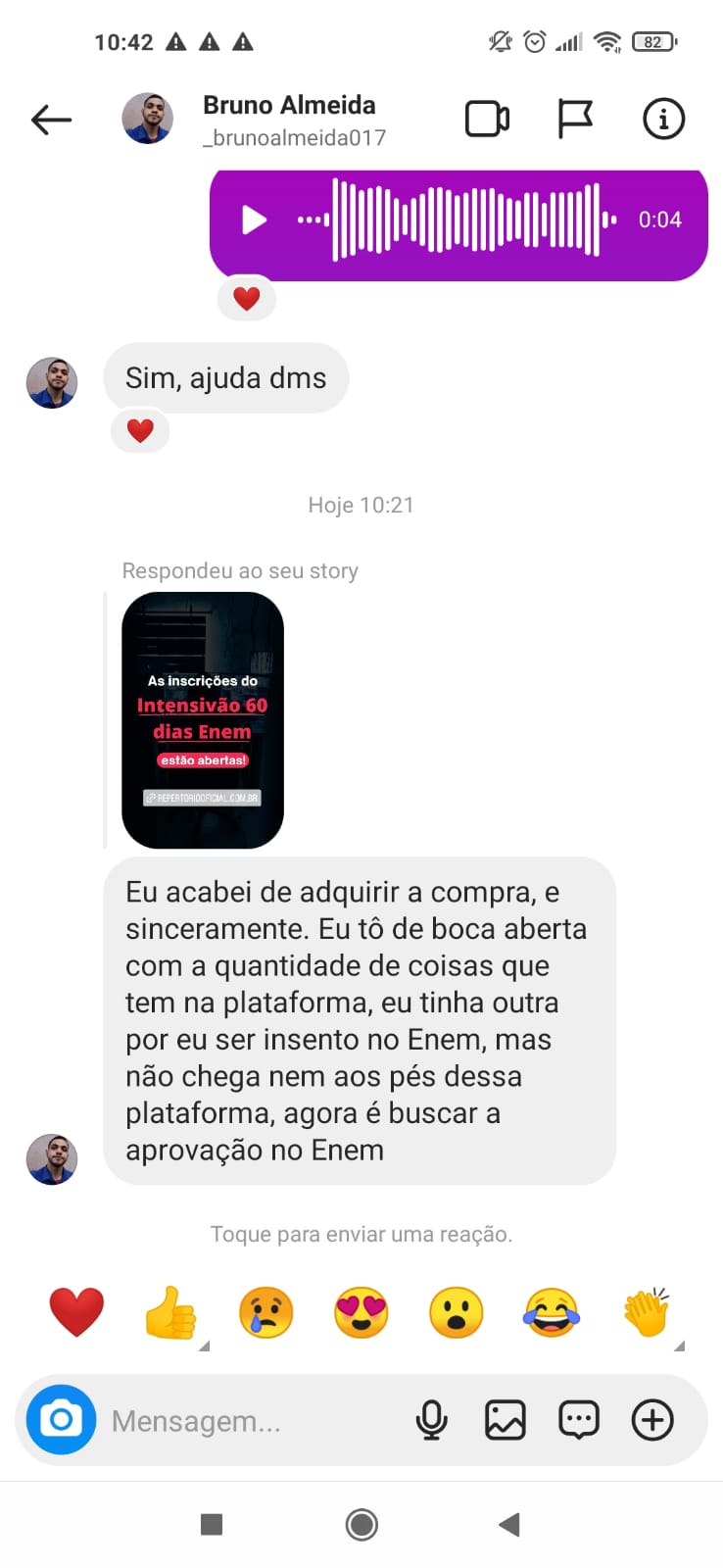 Repertório ENEM é bom? depoimentos de alunos