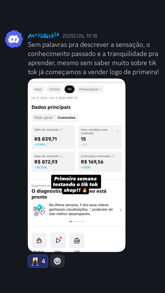 Mentoria LiveCode TikTok é bom? depoimentos de alunos